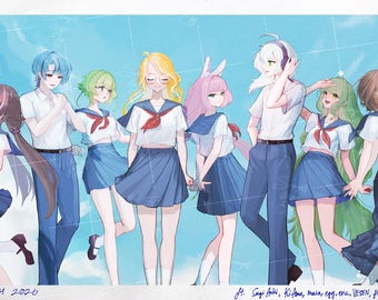 Summer Vocaloid Medley Art Print