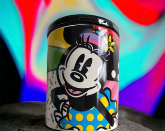 Koekjestrommel Disney Minnie Mouse pot BRITTO RARE 6,5 inch Kleurrijk