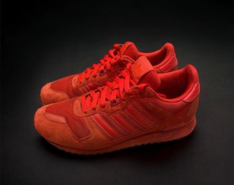 Adidas ZX 700 Trainers Red Size UK 8.5 2016 Rare Vintage