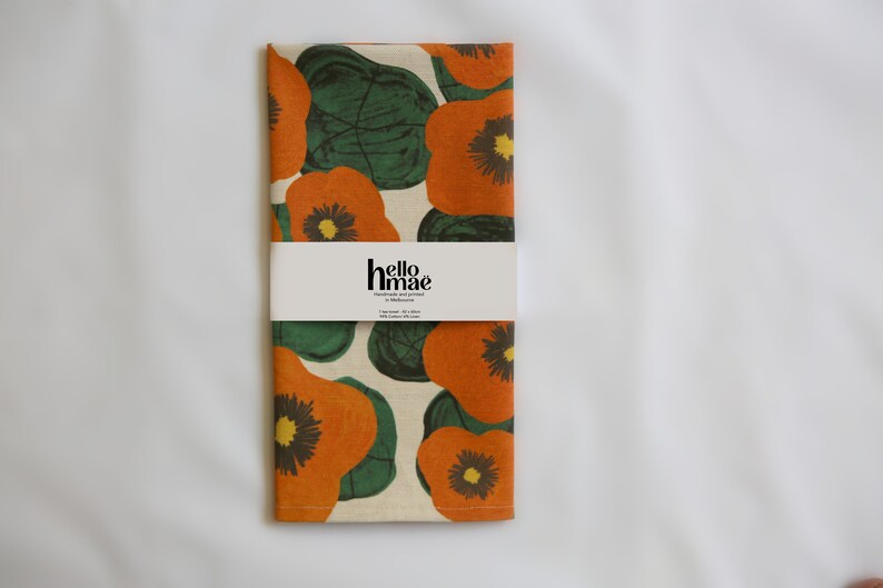 Nasturtium Tea Towel main image 1