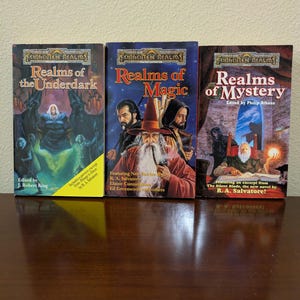 Forgotten Realms Anthology Stories:  Realms of the Underdark, Realms of Magic, and Realms of Mystery