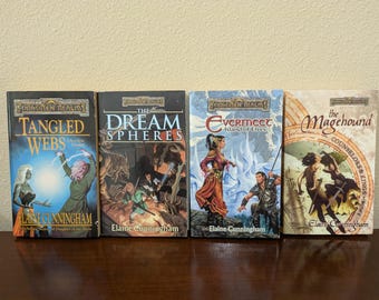 Tangled Webs, Dream Spheres, Magehound, Evermeet by Elaine Cunningham (Forgotten Realms)