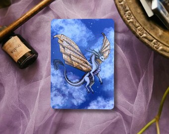 Book Dragon Kindle Insert | Fantasy Romance Reader Gift|