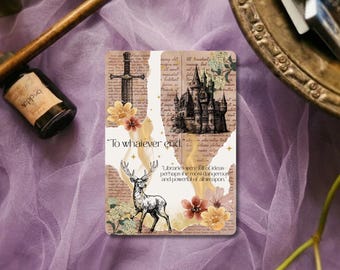 Throne of Glass Kindle Case Insert | Fantasy Romance Reader Gift|