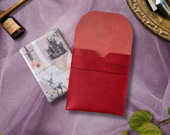 Handmade Full Grain Leather E-Reader Sleeve | Conceria Walpier Hatched Buttero | Kindle & E-Reader Case