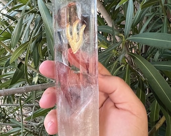 Handmade Wedding Glass Mezuzah: Resin Judaica House Gift