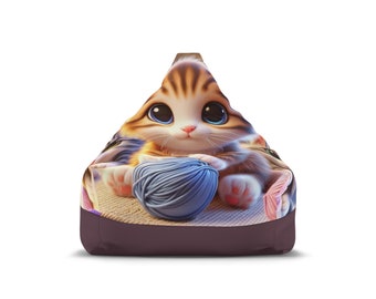 Kitten Cuddles: Adorable Easy-Care Bean Bag Cover