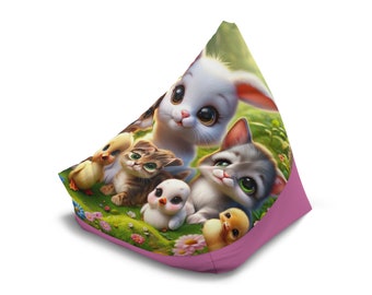 Adorable Baby Animals: Bean Bag Cover