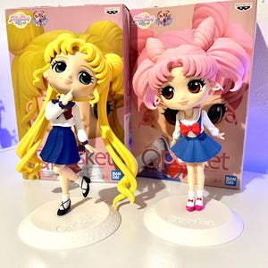 Sailor Moon and Chibi Moon Set | Sailor Moon Pastel | Kawaii Model Figure