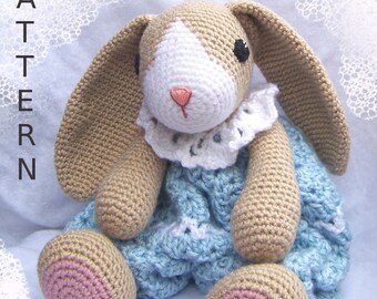 Crochet Ragdoll Bunny Pattern: Amigurumi Rabbit DIY (PDF Pattern)