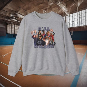 Aja Wilson Sweatshirt, Womens Basketball Merch, Womens Sports, WNBA Sweatshirt, Aja Wilson Basketball, WNBA, Las Vegas Aces, South Carolina