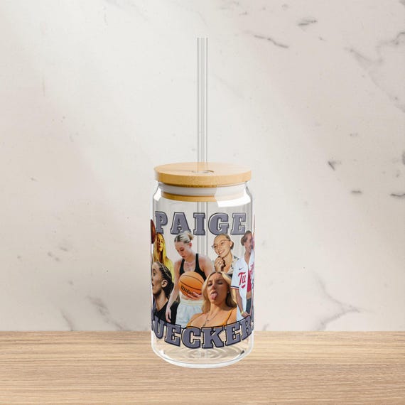 Paige Bueckers Iced Coffee Cup, March Madness, WNBA Merch, Iced Coffee Cup, Paige Bueckers Merch, Basketball gift, Women's Sports, 16 oz