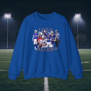 Josh Allen Sweatshirt, Buffalo Bills Sweatshirt, Buffalo Bills Merch, NFL Sweatshirt, NFL Merch, Bills Mafia Merch, Bills Mafia Sweatshirt