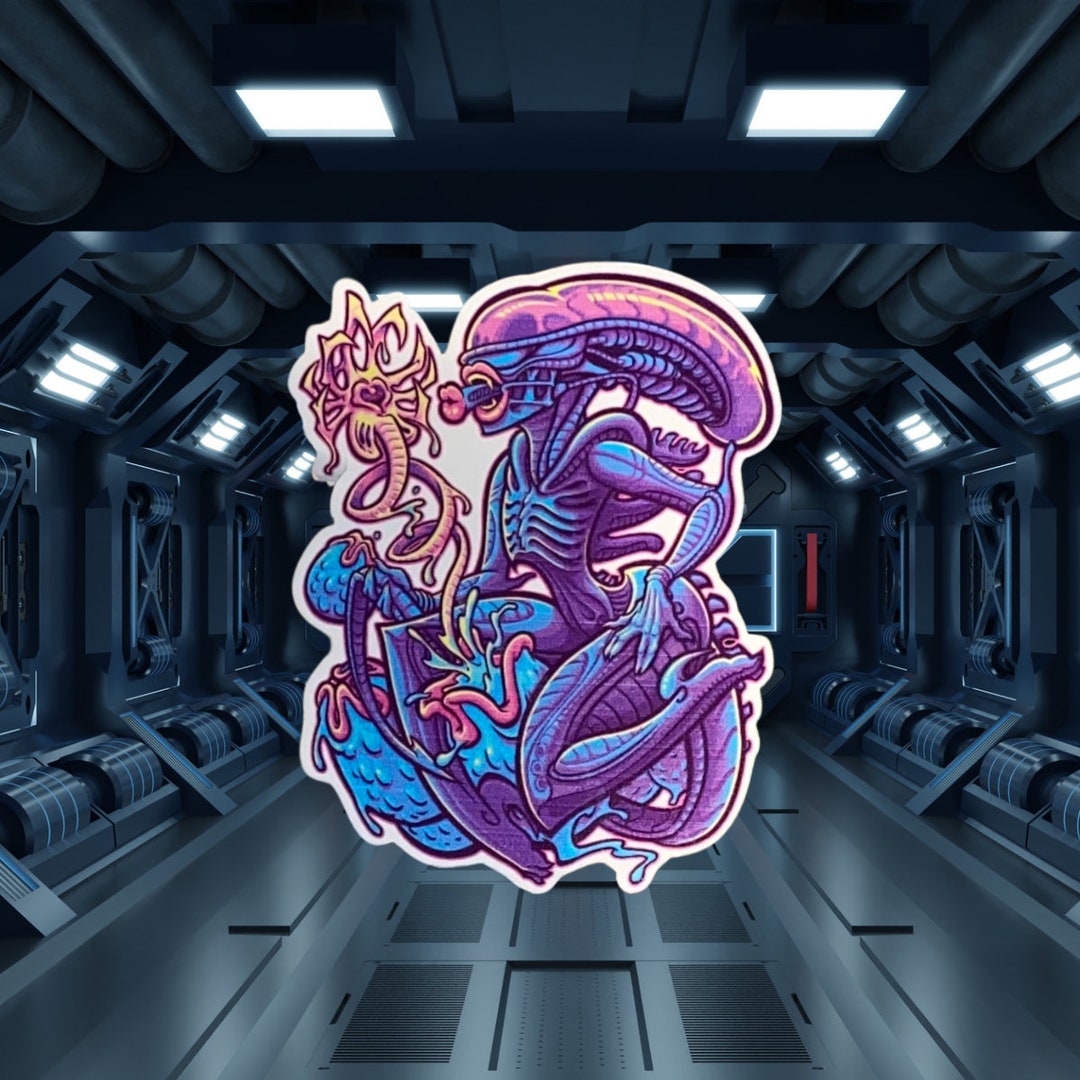 Alien Movie Sticker,sci-fi Sticker, Waterproof Sticker, FREE SHIPPING ...