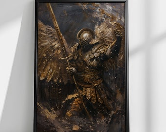 PRINTABLE Epic Fantasy Knight Battle Art | Digital Download | Medieval ...