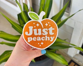 Just Peachy Car Freshie: Spring Scented Peach Air Freshener