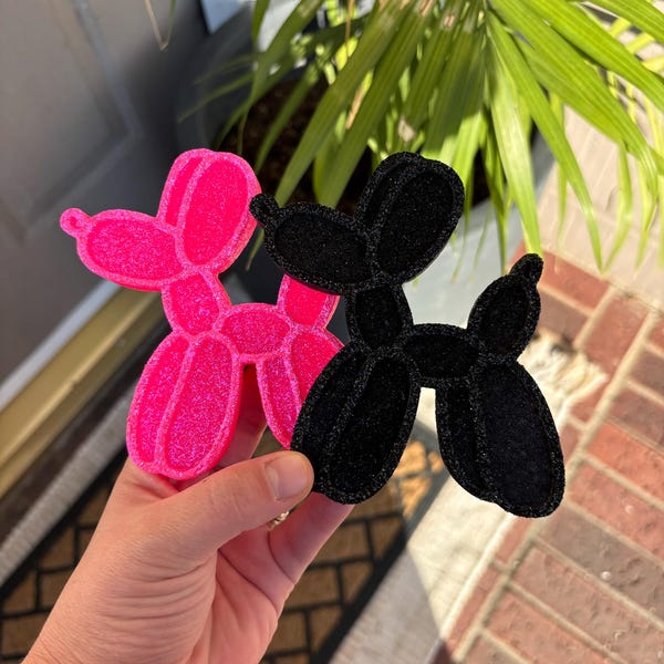 Balloon Dog Car Freshie: Scented Car Accessory