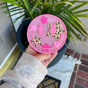 Star Smiley Face Car Freshie: Scented Car Accessory