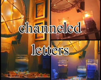 Channeled Letters (please read description)