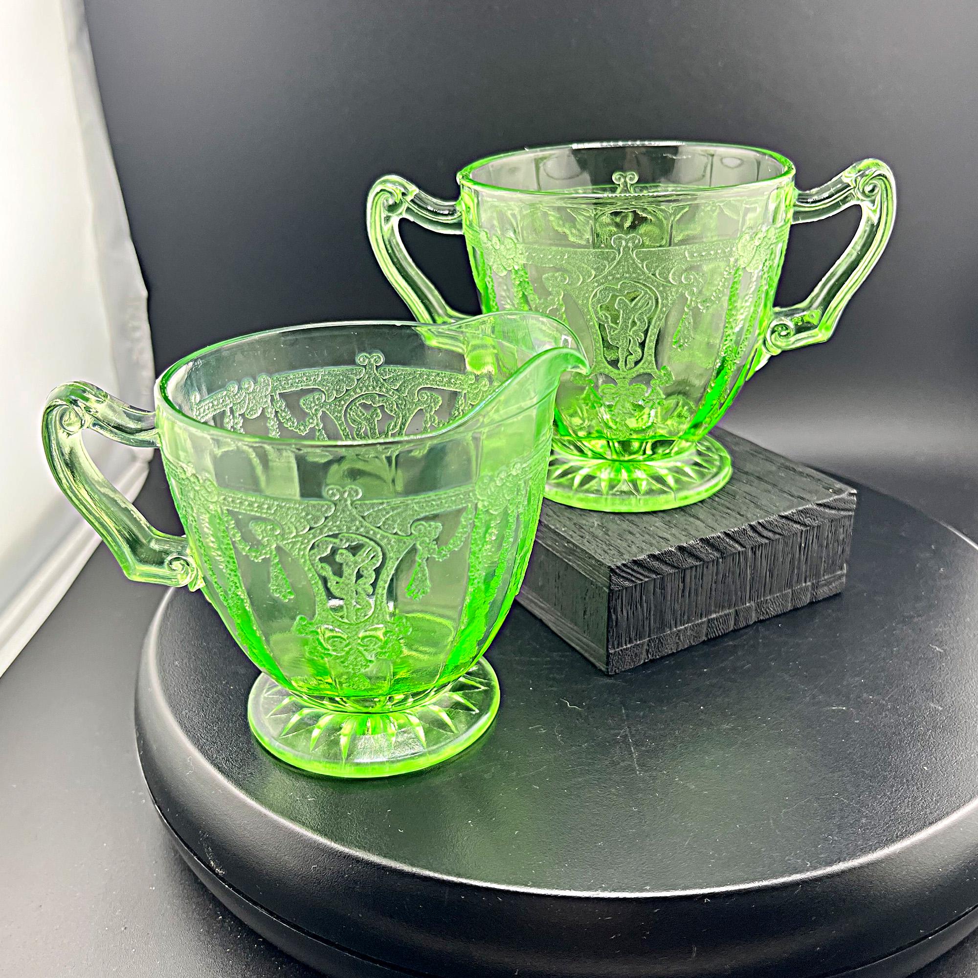 Anchor Hocking Uranium Glassware - Etsy