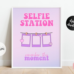 Printable Birthday Era Sign Trendy Taylor Birthday Theme Party Eras 8x10in Posters In My Birthday Era Selfie Station Table Favors Table Sign