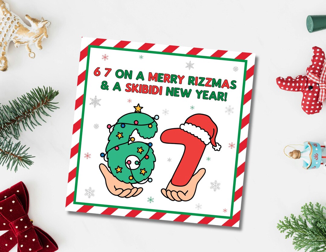 6-7 Elf Printable Prop for 6 7 Merry Rizzmas Trending Meme, Elf Letter ...