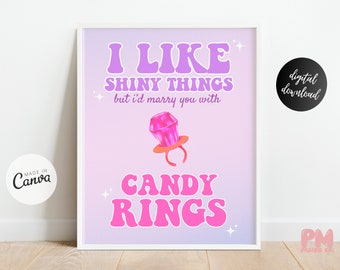 Printable Birthday Era Sign Trendy Taylor Birthday Theme Party Eras 8x10in Posters In My Birthday Era Candy Rings Favors Table Sign