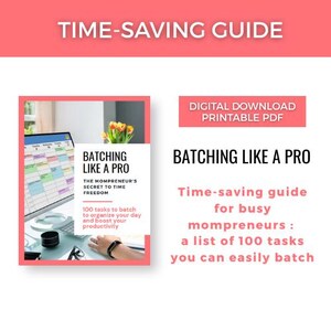 Batching Like a Pro | Time management guide for busy mompreneurs