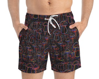 Mushroom Swim Trunks (AOP)