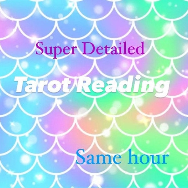 Super Detailed and Accurate One Question Tarot Reading - Same Hour