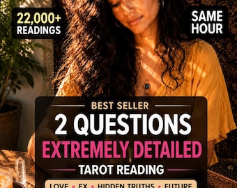 Lecture de tarot à 2 questions - Amour, carrière, ex et avenir - Réponses aux médiums la même heure