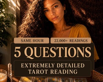 Lecture de tarot en 5 questions - Amour, carrière, ex et avenir - Réponses aux médiums la même heure