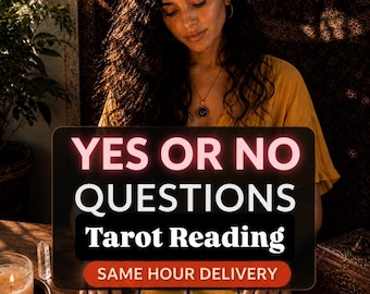 Yes or No Tarot Reading, One Question Psychic Spiritual Answer (Same Hour Delivery)