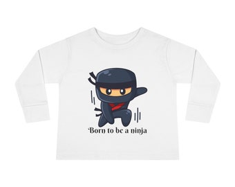 T-shirt à manches longues Ninja pour tout-petit