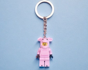 Mini Figure Keychain, Backpack Accessory, Superhero Custom Keychain, Keychain Accessories, Keychain Charm For Him/Her