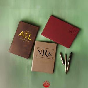 Personalized Leather Journal, Custom Journal, Graduation Gift, Journal and Notebook, Leather Notebook, Custom Journal Notebook, Gift for Him