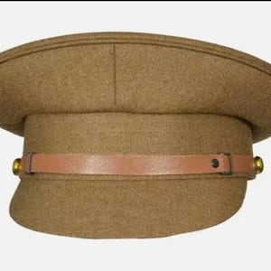 WW2 British Army Officers and WO1s (FAD) Service Dress Cap, MILITARY PEAK Cap