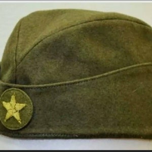 WWII Japanese Army Trial Patrol Cap Duplicate Excellent Visor