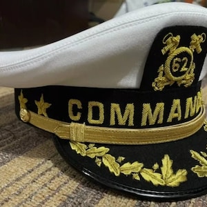 Replica Admiral Skipper Yacht Cap Brand New