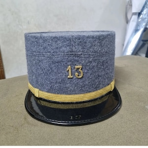 WW1 kepi M15 French officer 13 RI french officer cap replica Customize Colours and numbers
