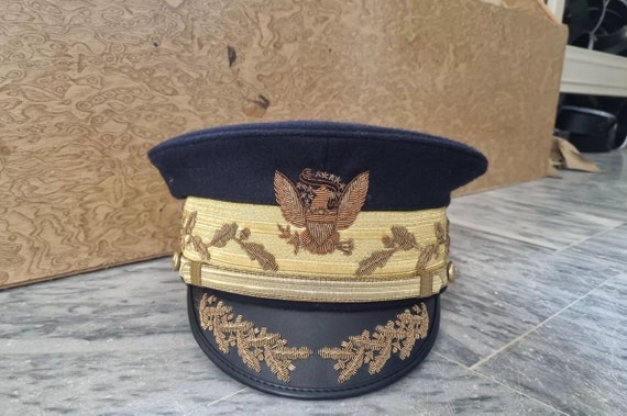 WW1 USA Army General Officer's Cap Replica Antique