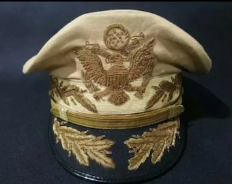 ブラック版　マッカーサー　アメリカ軍将校用制帽 ブラック版 マッカーサー アメリカ軍将校用制帽 - メルカリ