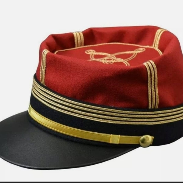 Kepi D'officcer Forme Foulard Three of them different  Ranks General,Capitaine,Lieutenant choose one