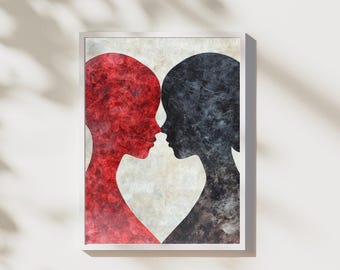 Love Unites | Gender Equality Digital Art | SDG 5 Printable Poster | Feminine Empowerment Wall Decor