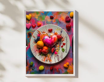 Zero Hunger Digital Art Print: SDG 2 Humanitarian Artwork (Digital Download)