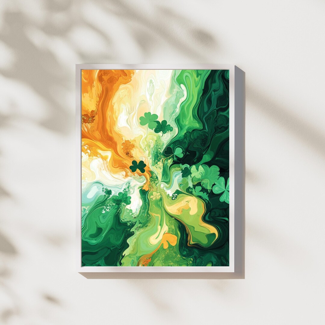 Green Nature AI Art – Sustainable Digital Wall Print – Eco Conscious ...