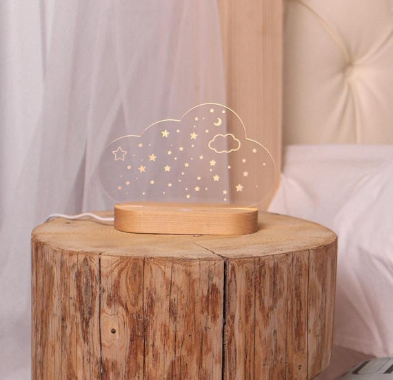 Kinder USB Nachtlicht, Kinderzimmer Lampe, Schlaflicht, Babygeschenk, Nachtlicht Geschenk, Nachtlampe, Beruhigendes Licht