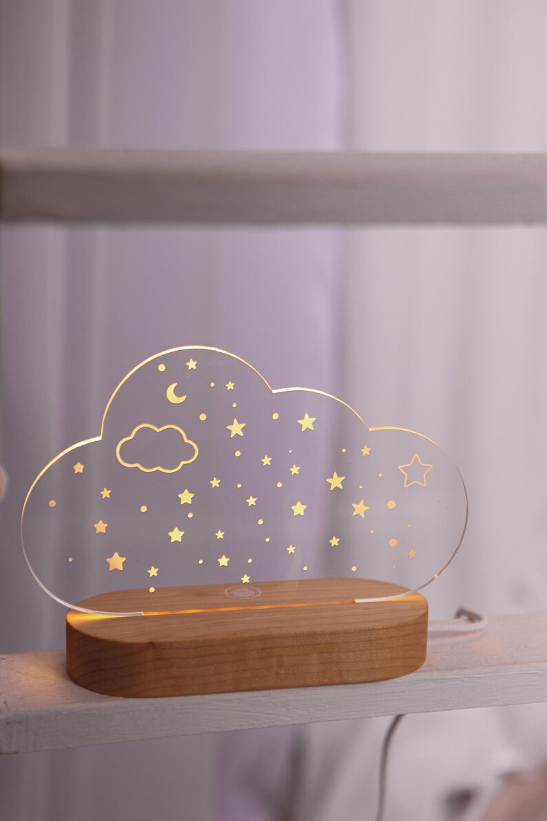 Kinder Nachtlicht, Kinderzimmer Lampe, Schlaflicht, USB Nachtlicht, Babygeschenk, Nachtlicht Geschenk, Nachtlampe, Beruhigendes Licht