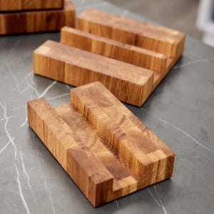 Oak Cutting Board with Stand, Housewarming Gift, Chopping Board, Charcuterie Board, Meat Cheese Wood Serving Board, New Home Gift