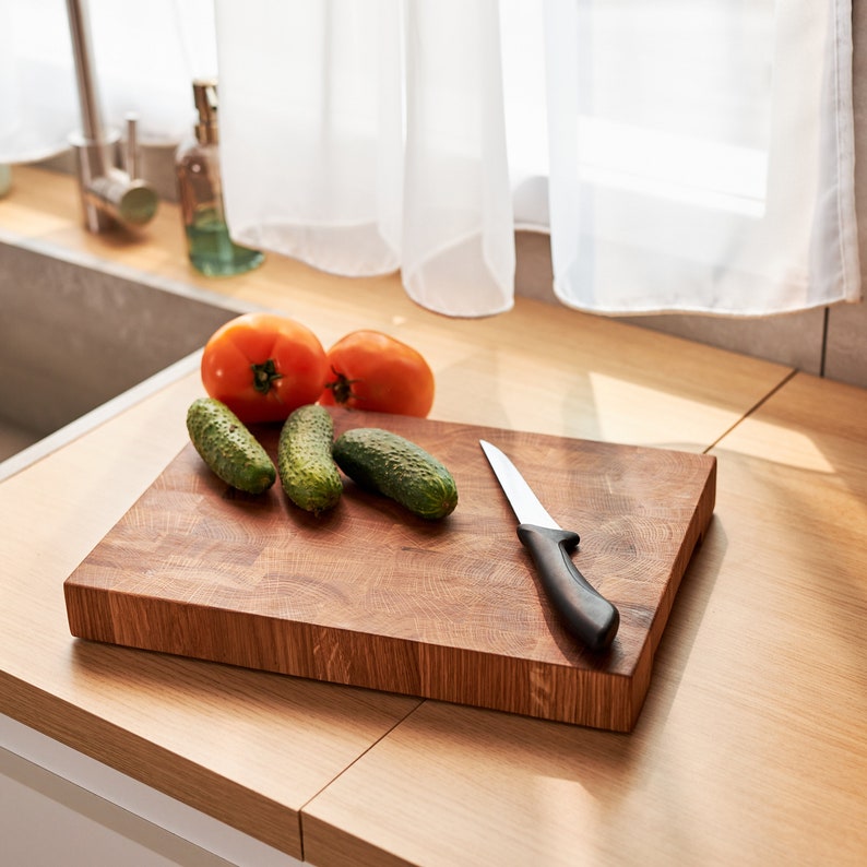 Oak Cutting Board, Chopping Board, Charcuterie Board, bbq cutting board, Grilling Gifts, Handcrafted Gifts